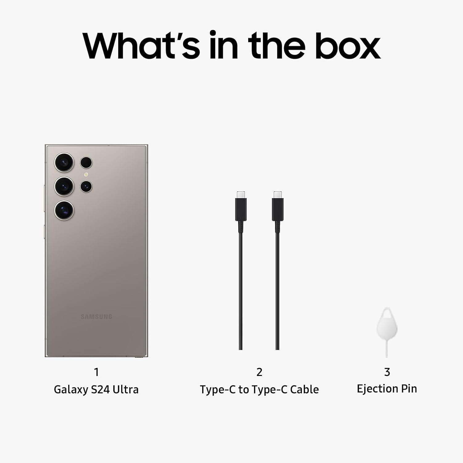 Samsung Galaxy S24 Ultra 5G (256GB) - Titanium Gray (Renewed)